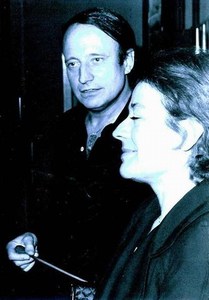 Annie Girardot and Francois Glorieux